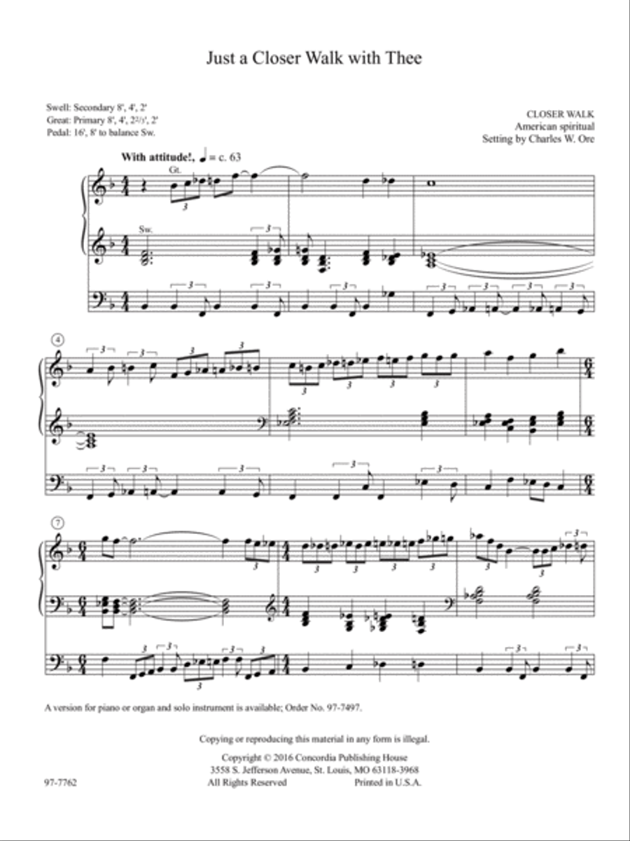 Eleven Compositions for Organ, Set X Organ scores gallery preview page 2