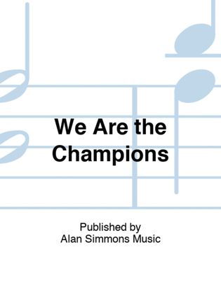 Book cover for We Are the Champions