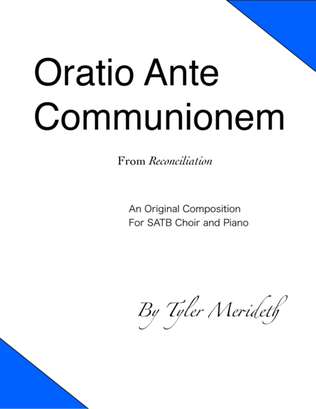 Oratio Ante Communionem from Reconciliation