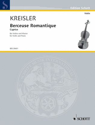 Book cover for Kreisler Oc5 Berceuse Romantique Vln Pft