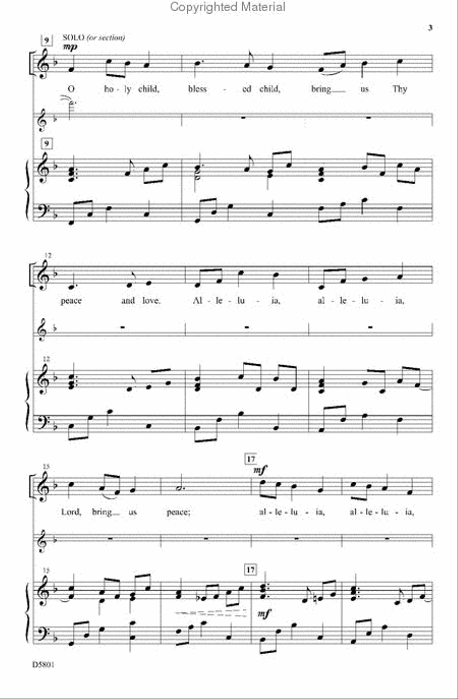 Advent Meditation 3-Part scores gallery preview page 3