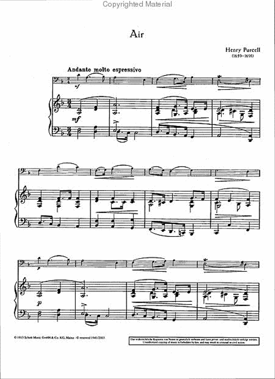 Old Masters for Young Players Cello scores gallery preview page 2