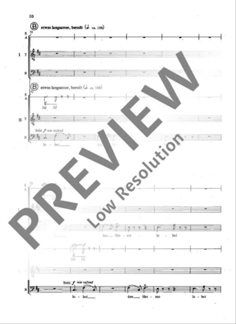 Motetus I 4-Part scores gallery preview page 11
