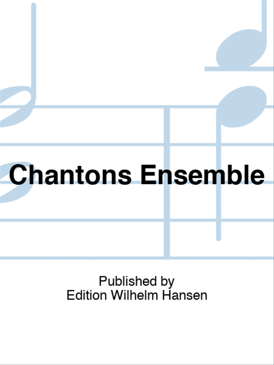 Chantons Ensemble Voice scores gallery preview page 1