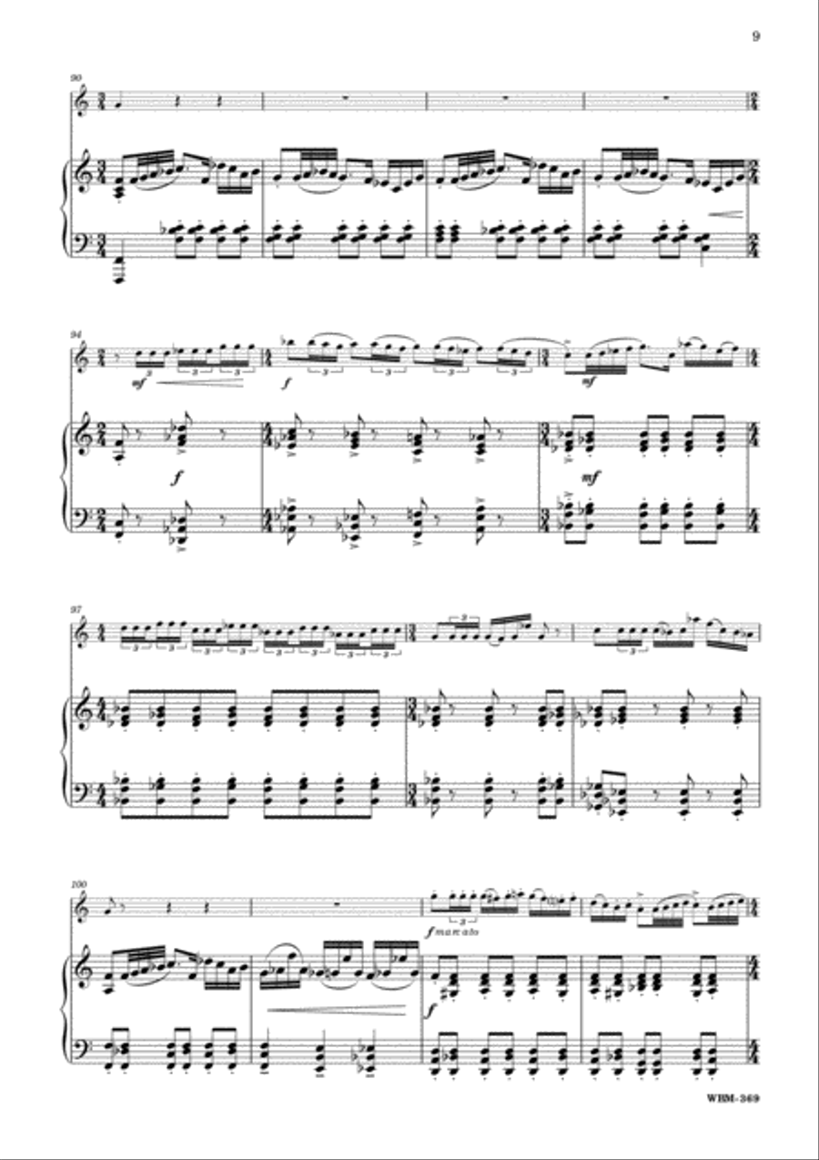Aubade & Rhapsodie Trumpet Solo scores gallery preview page 8