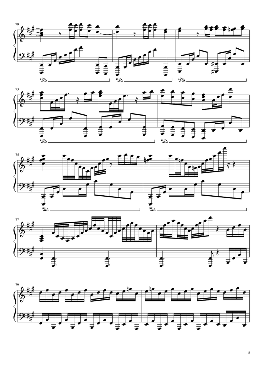 Final Countdown Easy Piano scores gallery preview page 5