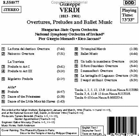 Overtures / Preludes / Ballet Music image number null
