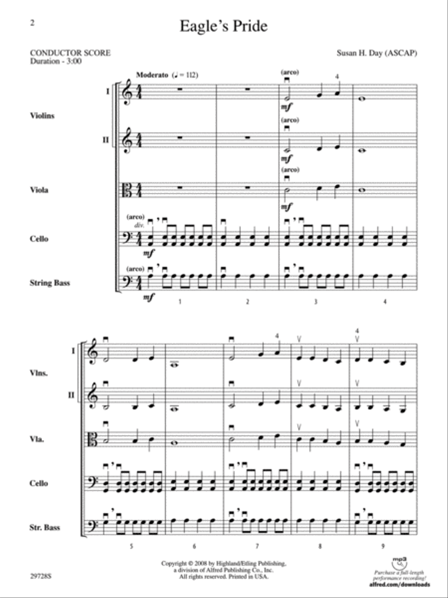Eagle's Pride String Orchestra scores gallery preview page 2