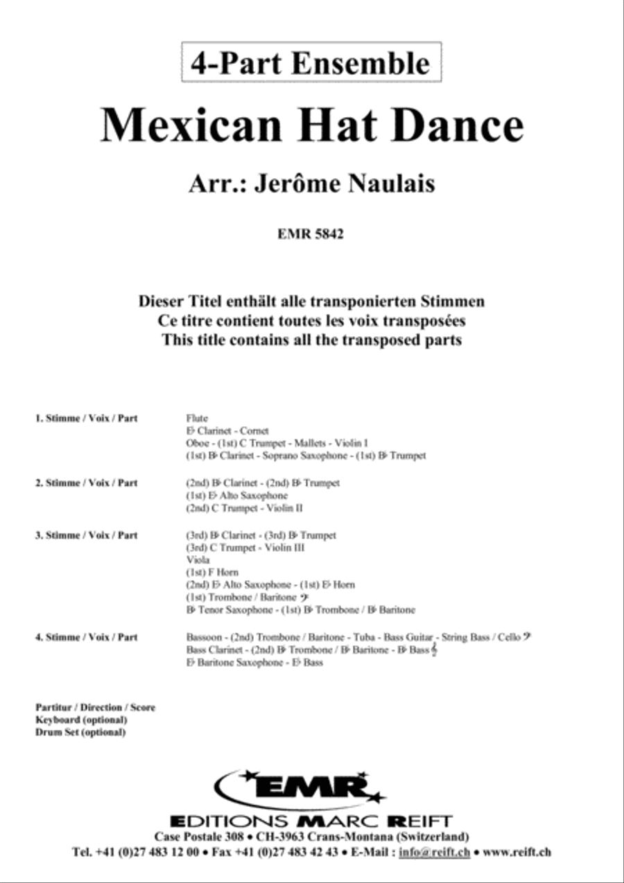 Mexican Hat Dance Mexican Hat Dance Brass Ensemble scores gallery preview page 2
