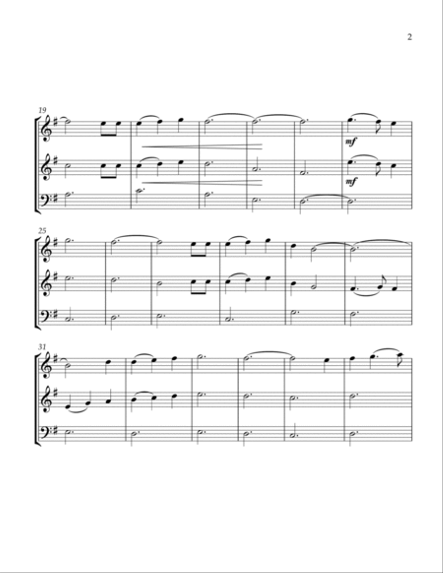 Annie's Song String Trio scores gallery preview page 3