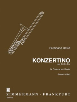 Book cover for Concertino in E-flat major Op. 4