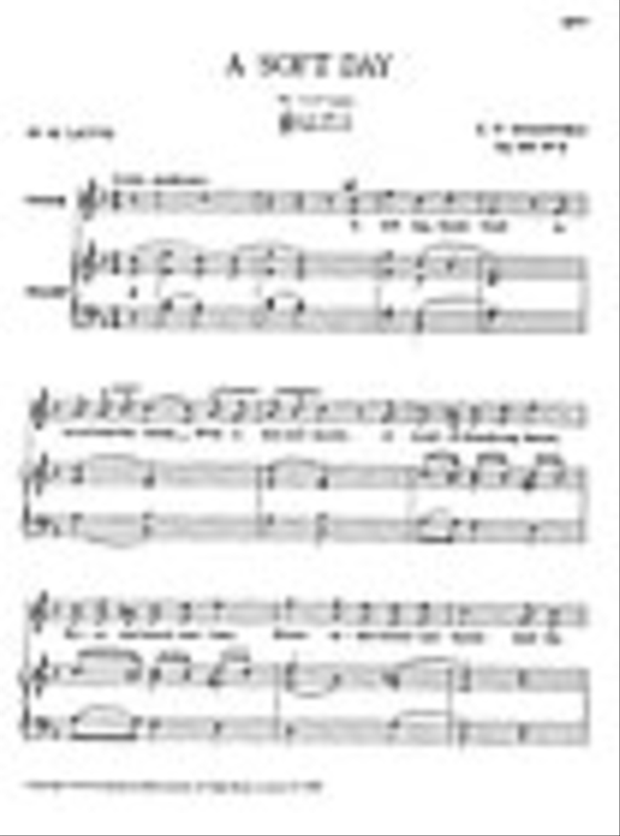 A Soft Day (F - F) Voice scores gallery preview page 1