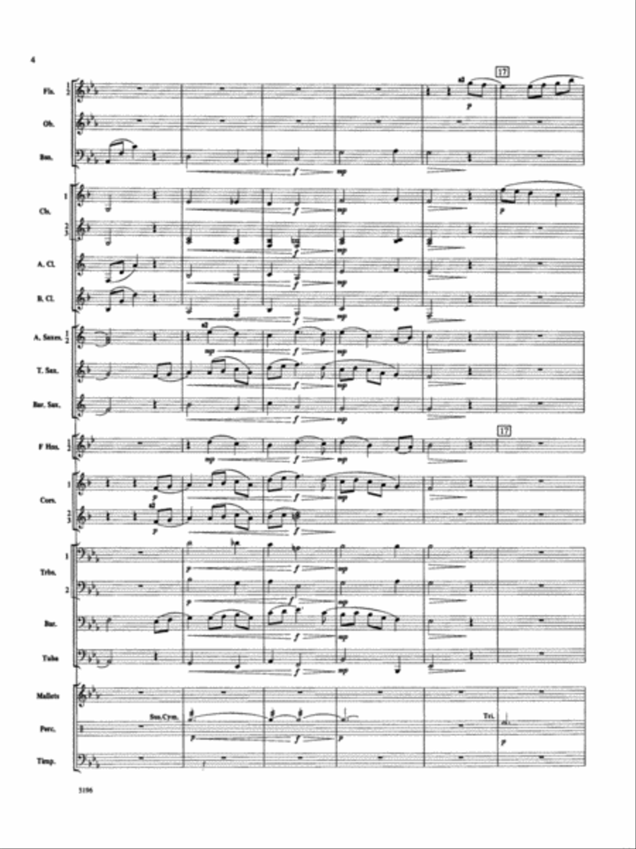 Campbell River Sketches: Score Concert Band scores gallery preview page 4