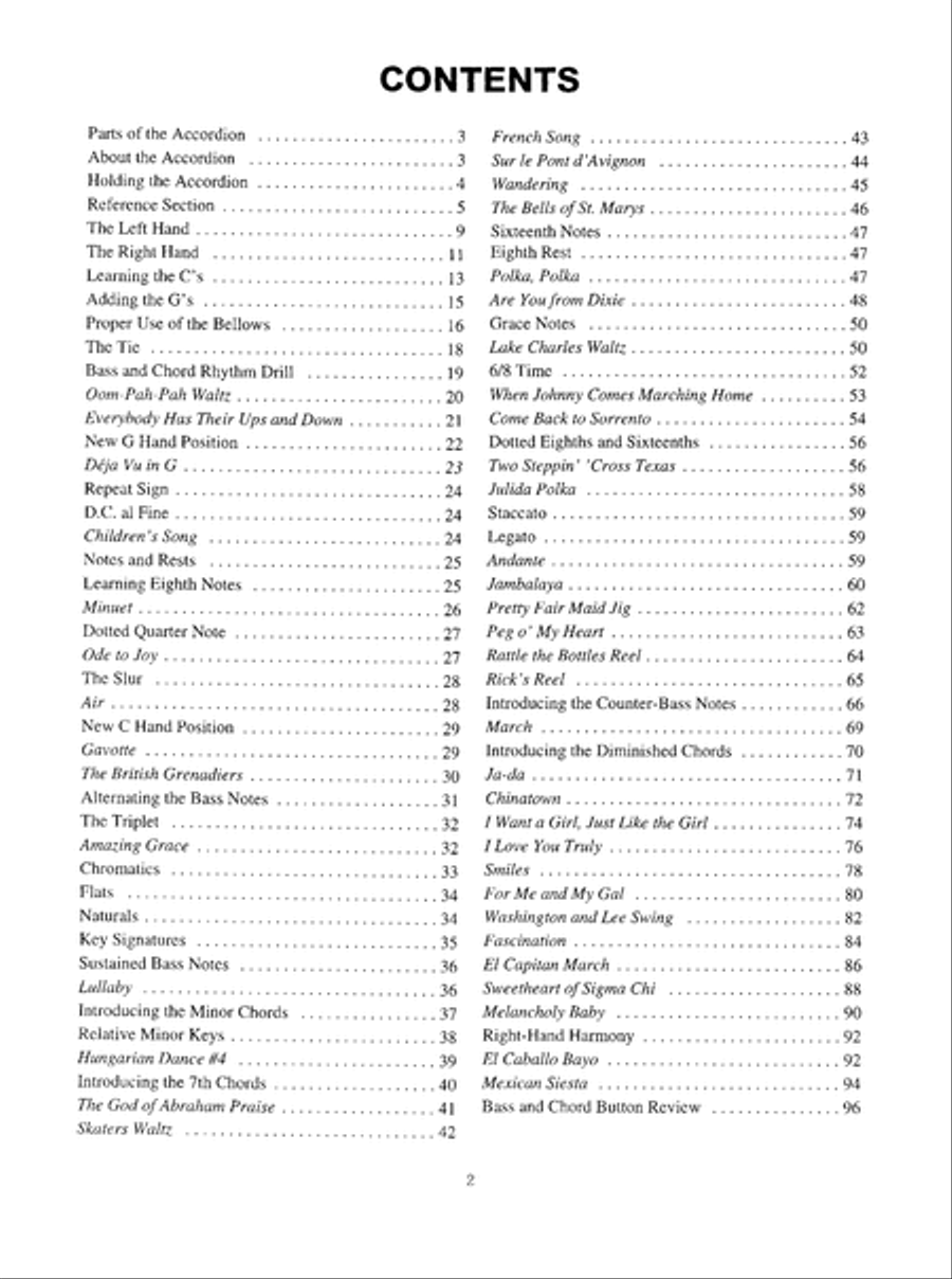 You Can Teach Yourself Accordion Accordion scores gallery preview page 3