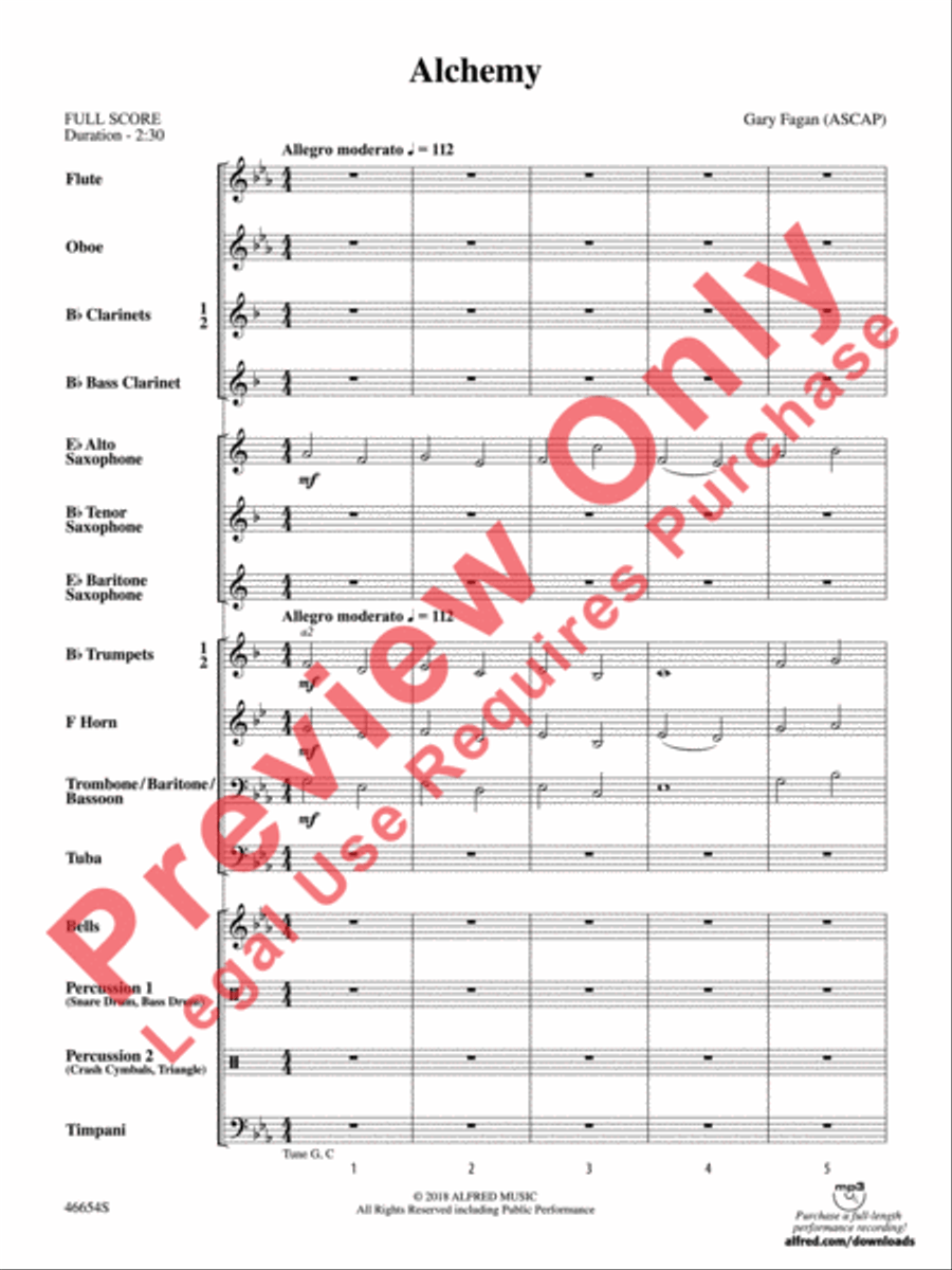 Alchemy Alchemy Concert Band scores gallery preview page 3