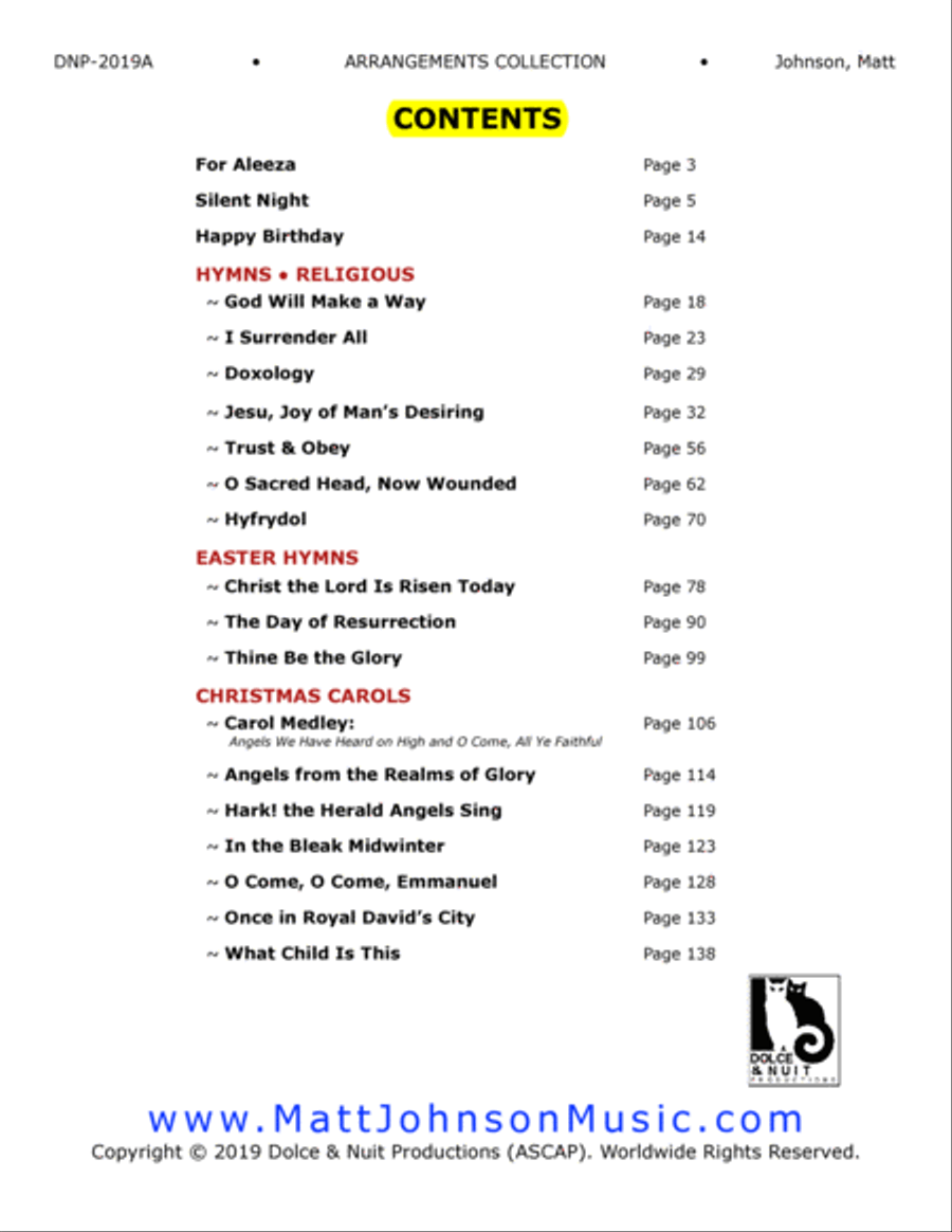 Arrangements COLLECTION-The Arrangements of Matt Johnson Large Ensemble scores gallery preview page 2
