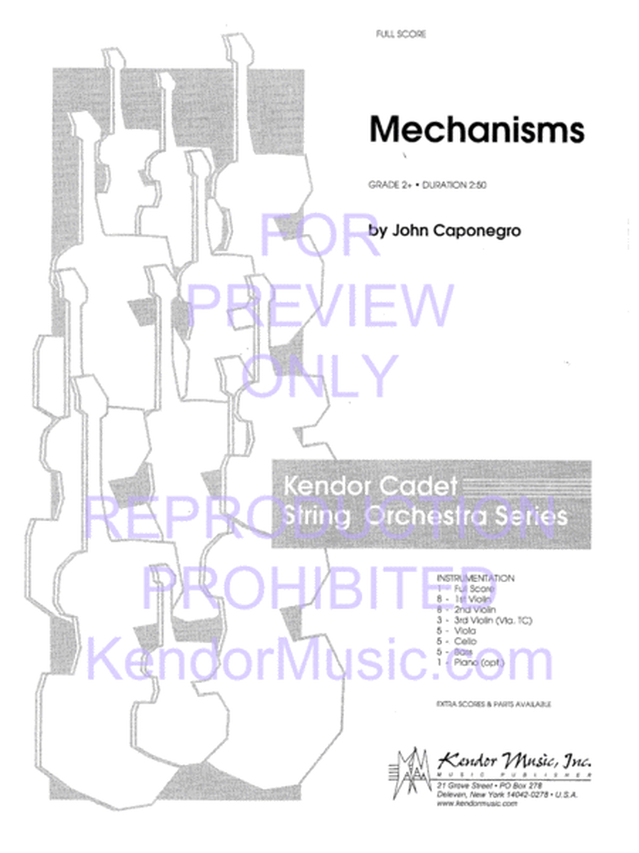 Mechanisms (Full Score)