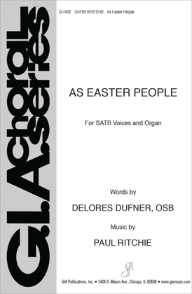 Book cover for As Easter People