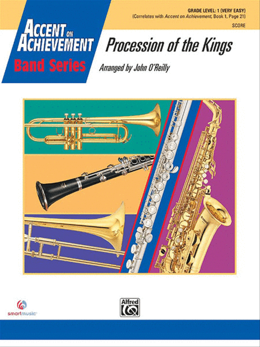 Procession of the Kings Concert Band scores gallery preview page 1