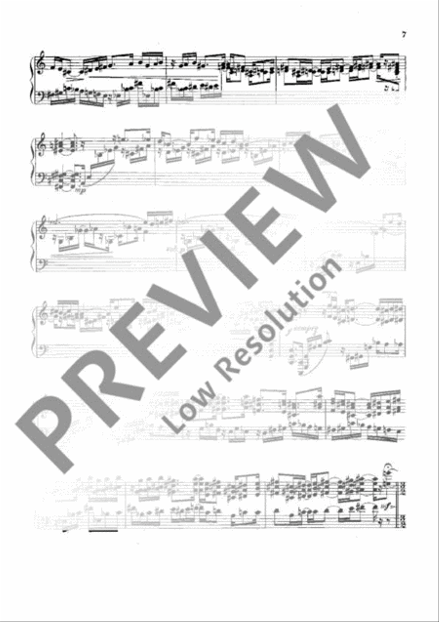 Pieces for Piano Piano Solo scores gallery preview page 8