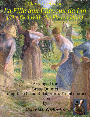 Book cover for Debussy: La Fille aux Cheveux de Lin for Brass Quintet