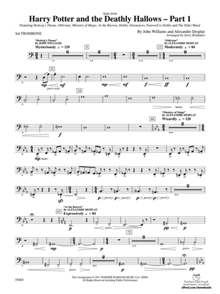 Harry Potter and the Deathly Hallows, Part 1, Suite from: 3rd Trombone