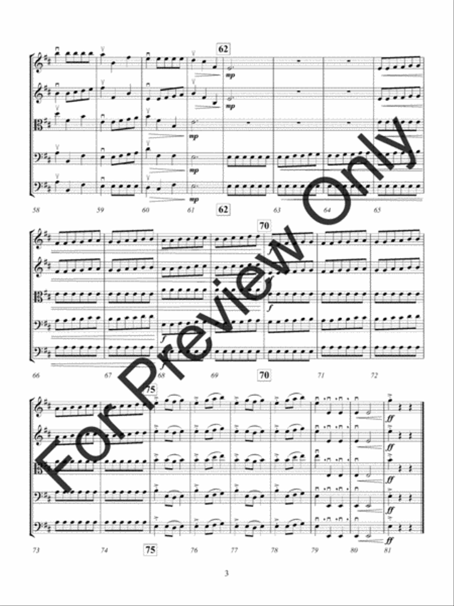 Wiley Waltz (Score) String Orchestra scores gallery preview page 7