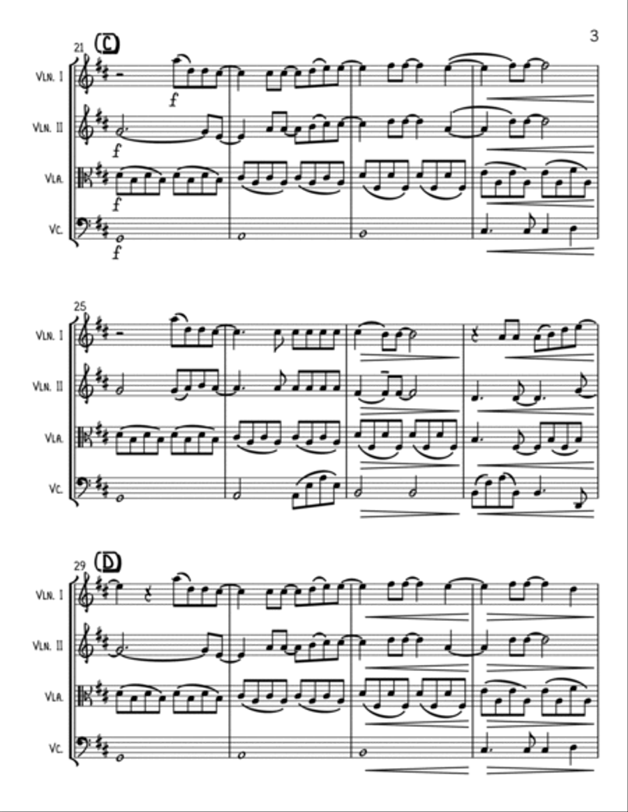 From The Heart From The Heart String Quartet scores gallery preview page 3