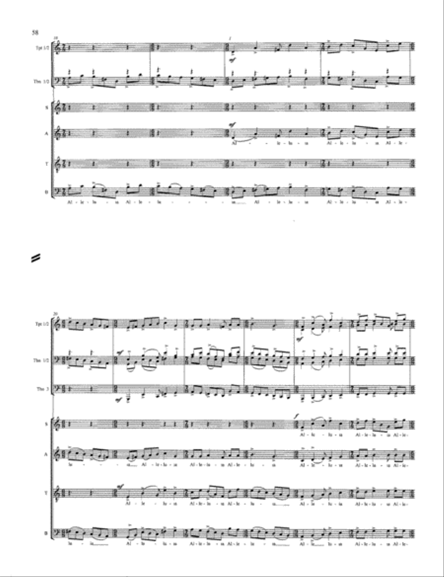 Regina Coeli (Study Score) Choir scores gallery preview page 21