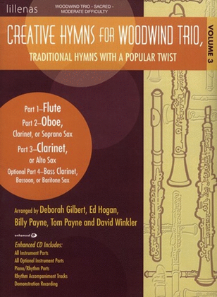 Book cover for Creative Hymns for Woodwind Trio, Vol. 3