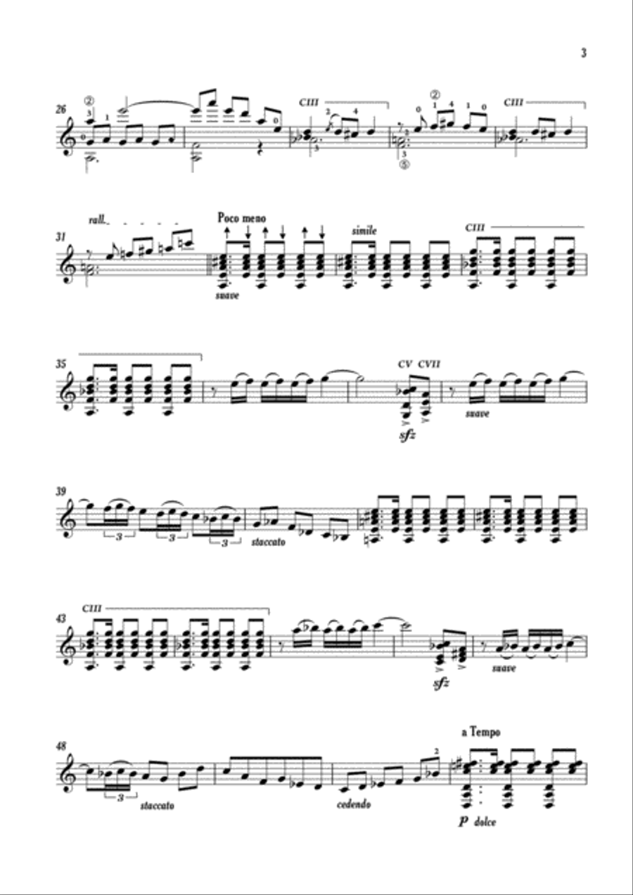 Danza de la Seducción Danza de la Seducción Classical Guitar scores gallery preview page 3