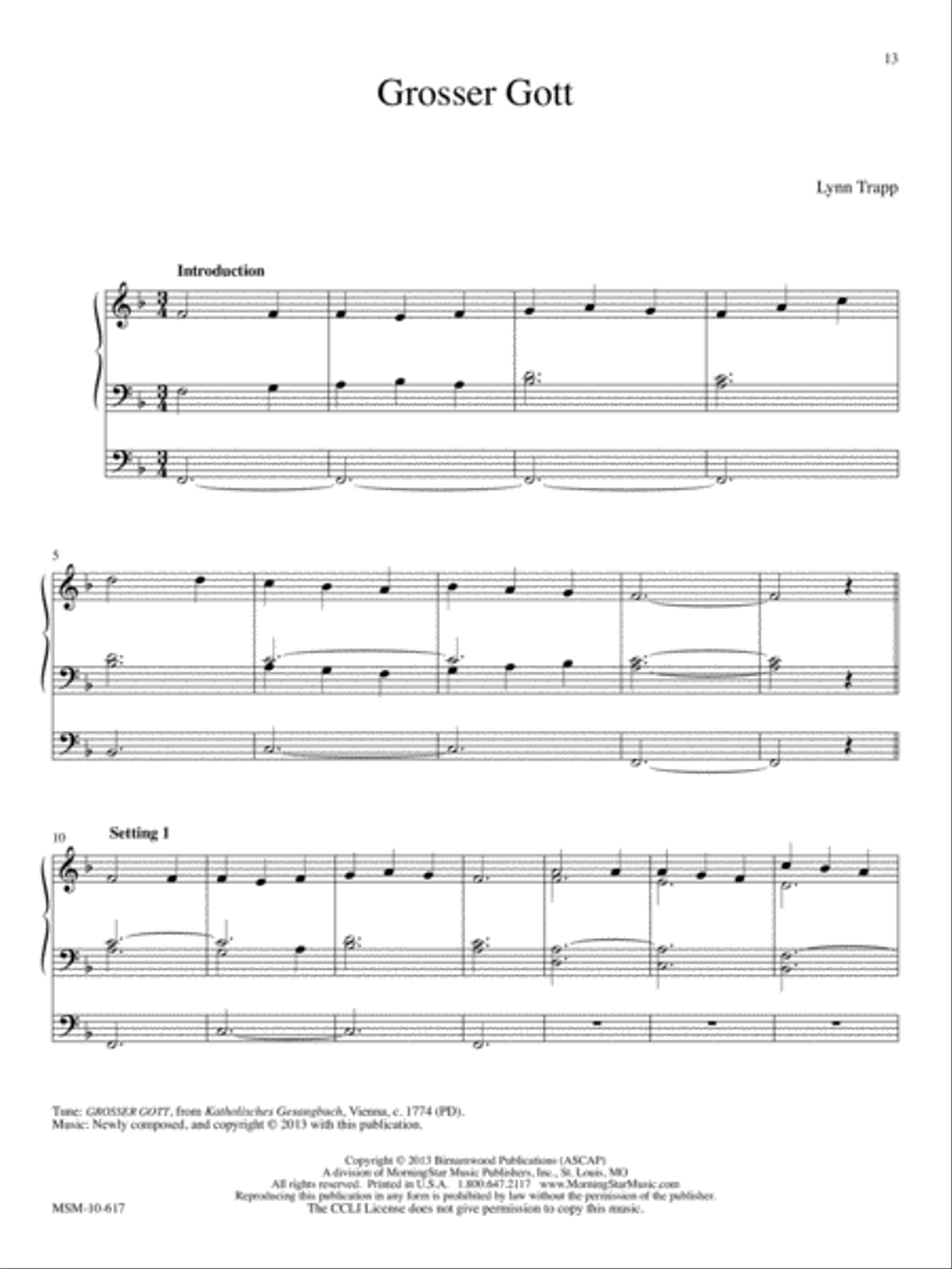 Hymns of Praise Then Let Us Sing, Volume 1 Organ scores gallery preview page 8
