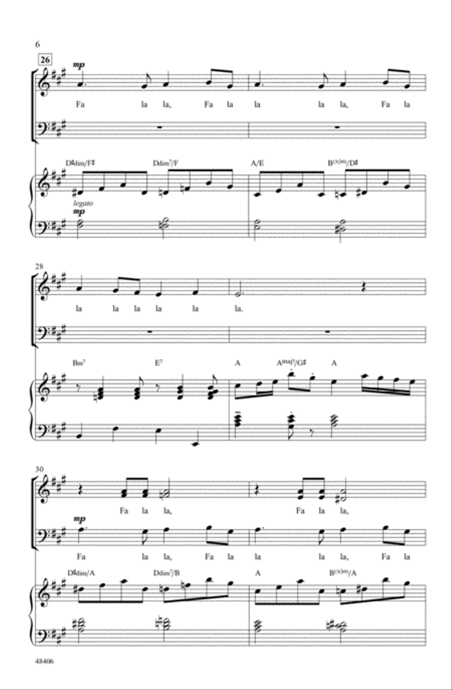 Theme from Elf Choir scores gallery preview page 5