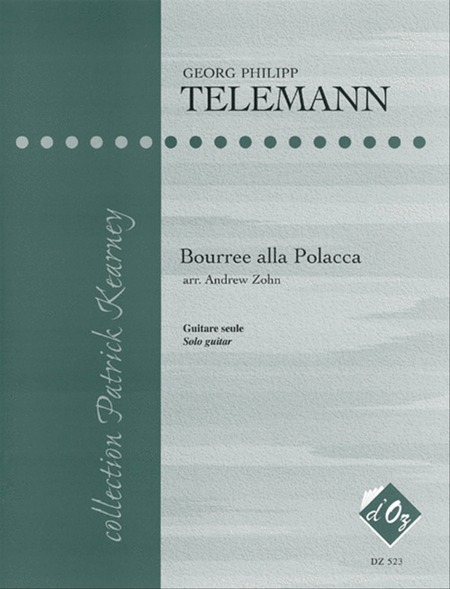 Bourree alla Polacca Classical Guitar scores gallery preview page 1