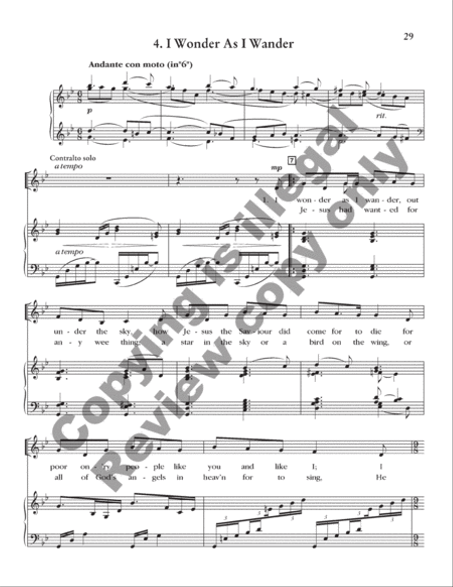 Christmas Ornaments Christmas Ornaments 4-Part scores gallery preview page 12