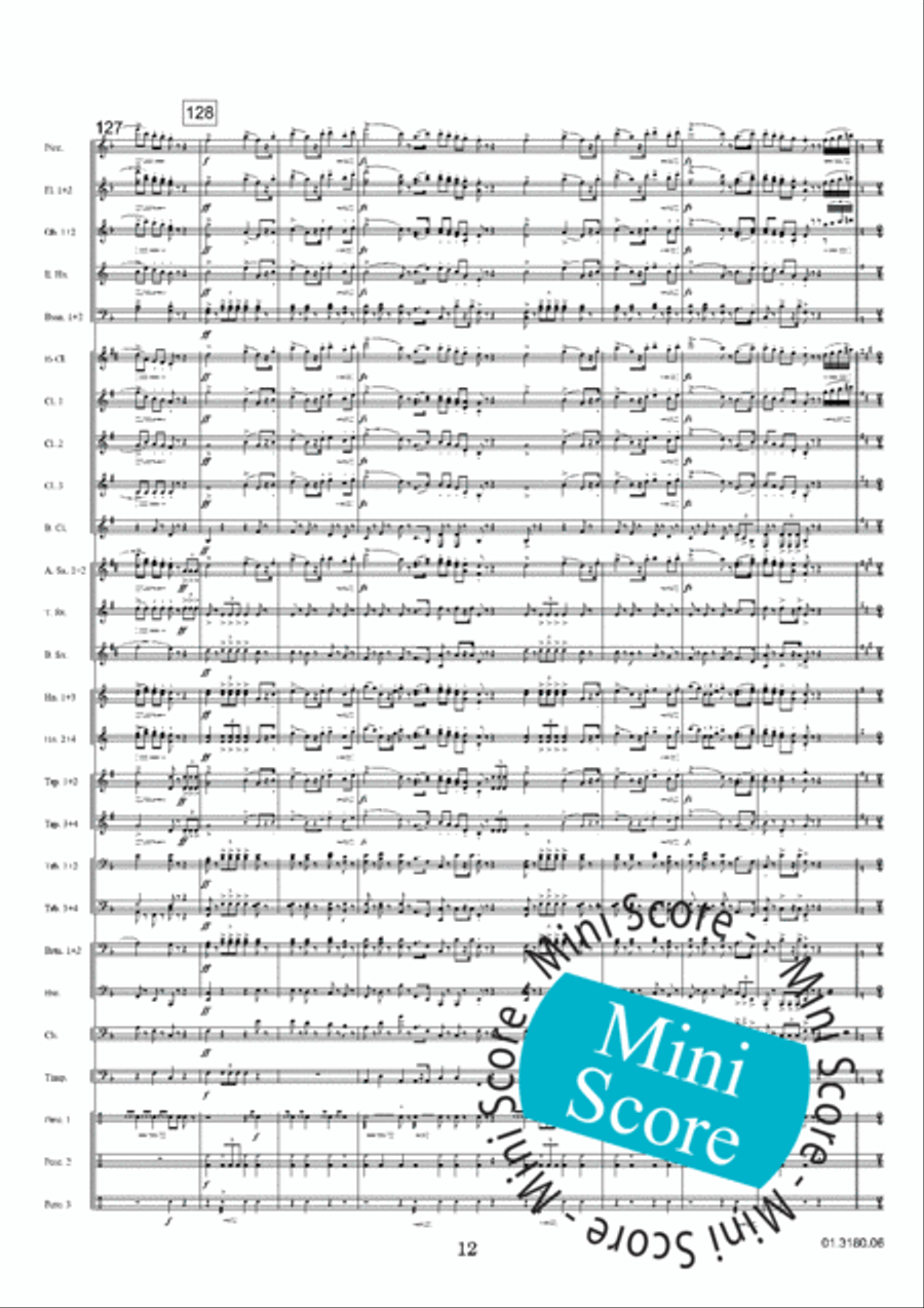 Toward a New Life Toward a New Life Concert Band scores gallery preview page 16