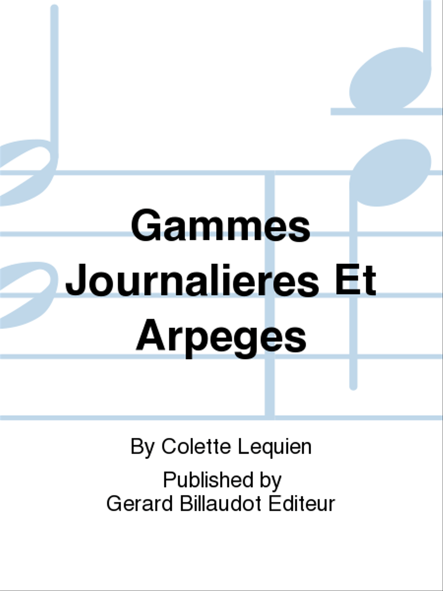 Gammes Journalieres Et Arpeges Viola Solo scores gallery preview page 1