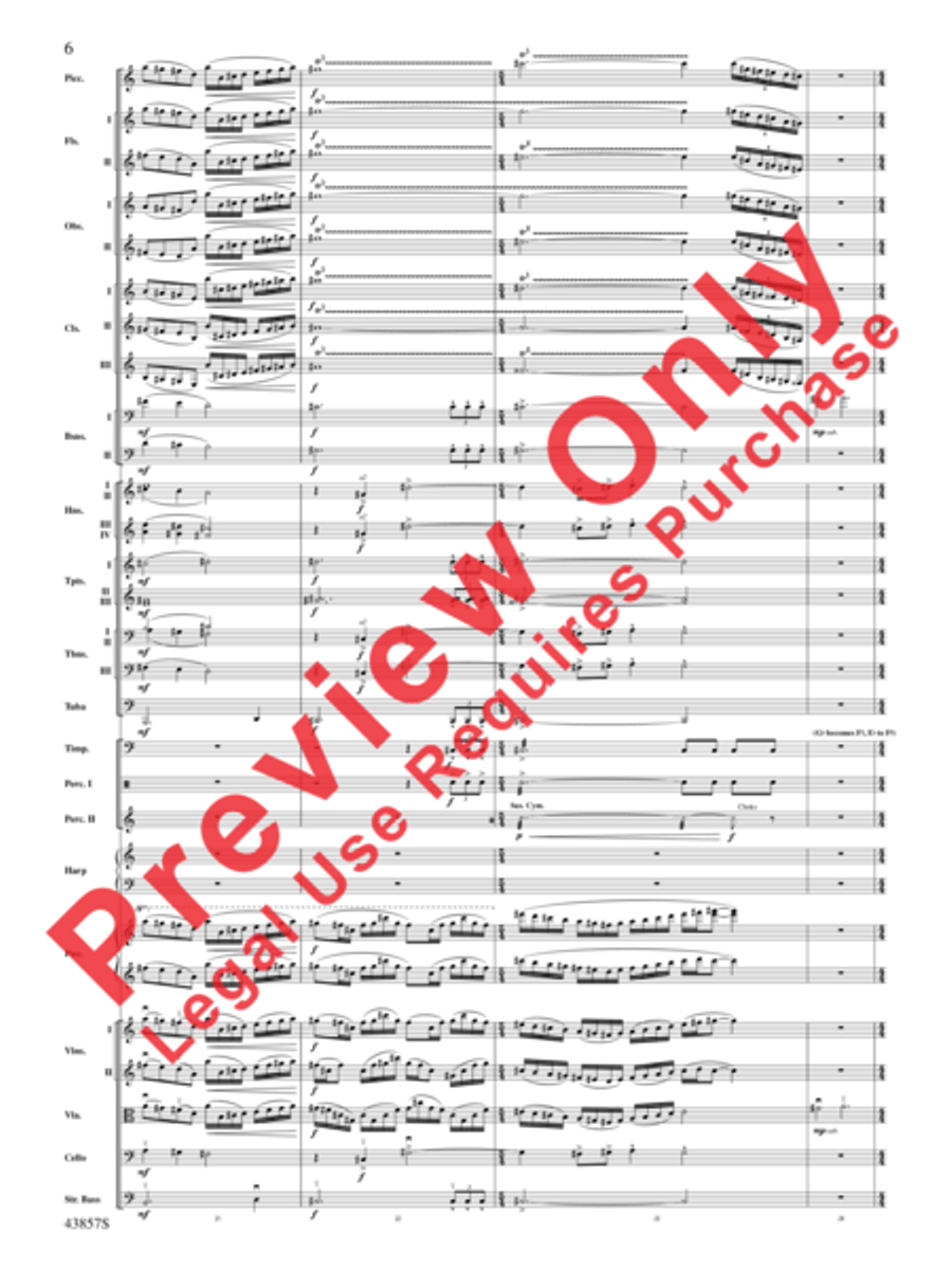 Unconquered Full Orchestra scores gallery preview page 7