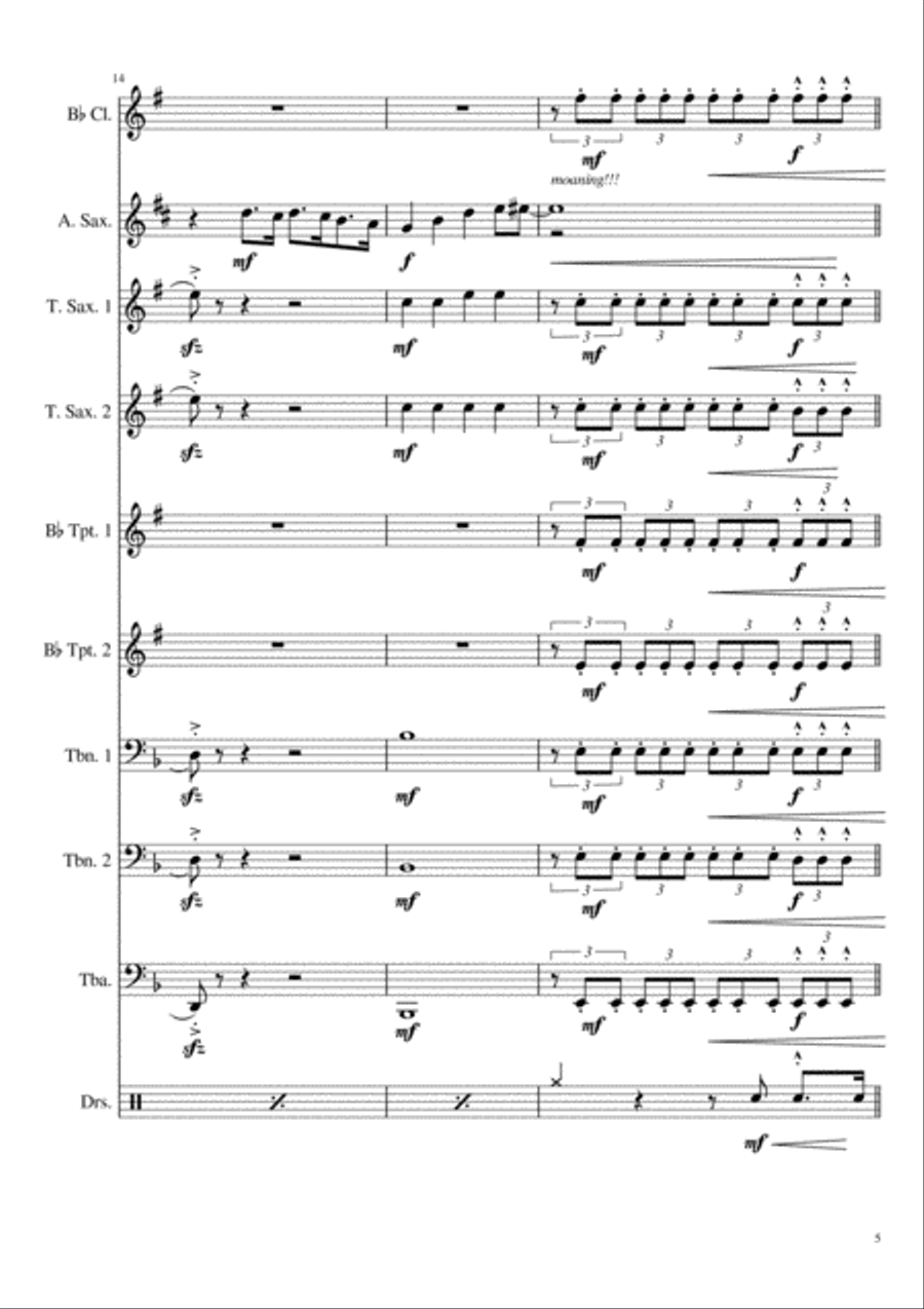 Big Spender Small Ensemble scores gallery preview page 5