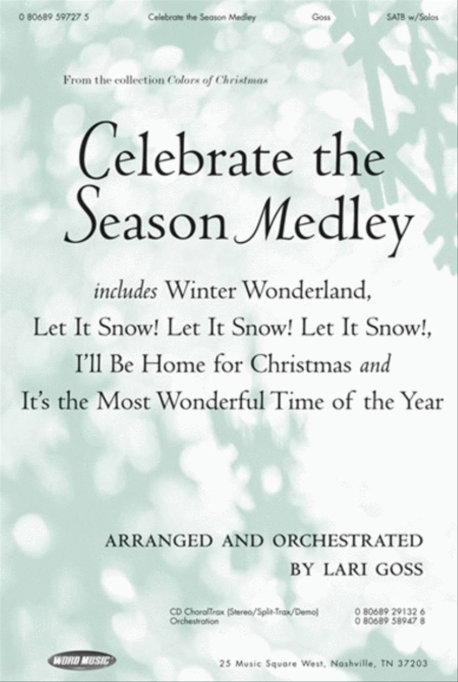 Celebrate The Season Medley - Anthem 4-Part scores gallery preview page 1