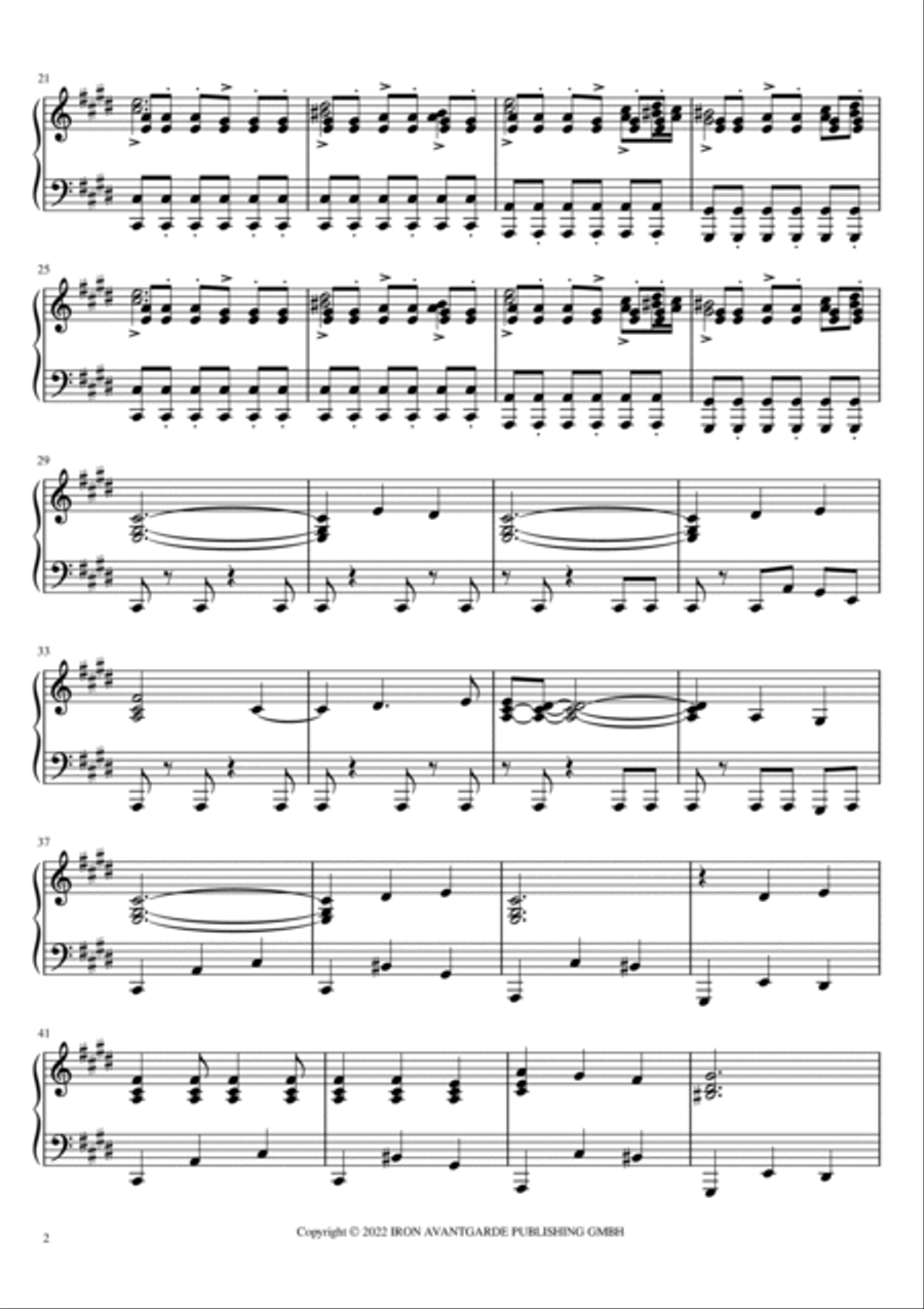 Afterlife Afterlife Piano Solo scores gallery preview page 2