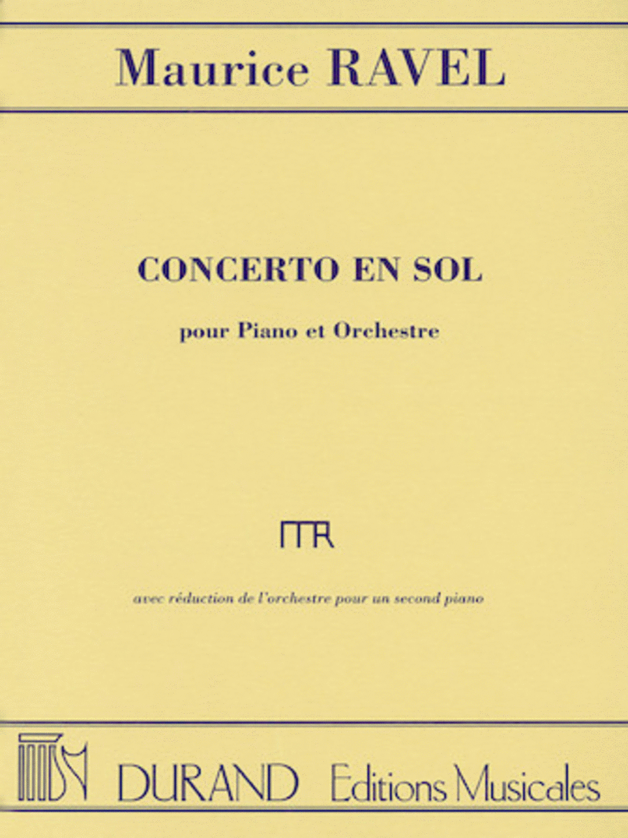 Concerto in G Piano Solo scores gallery preview page 1