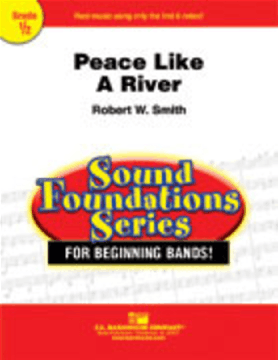 Peace Like A River Peace Like A River Concert Band scores gallery preview page 1