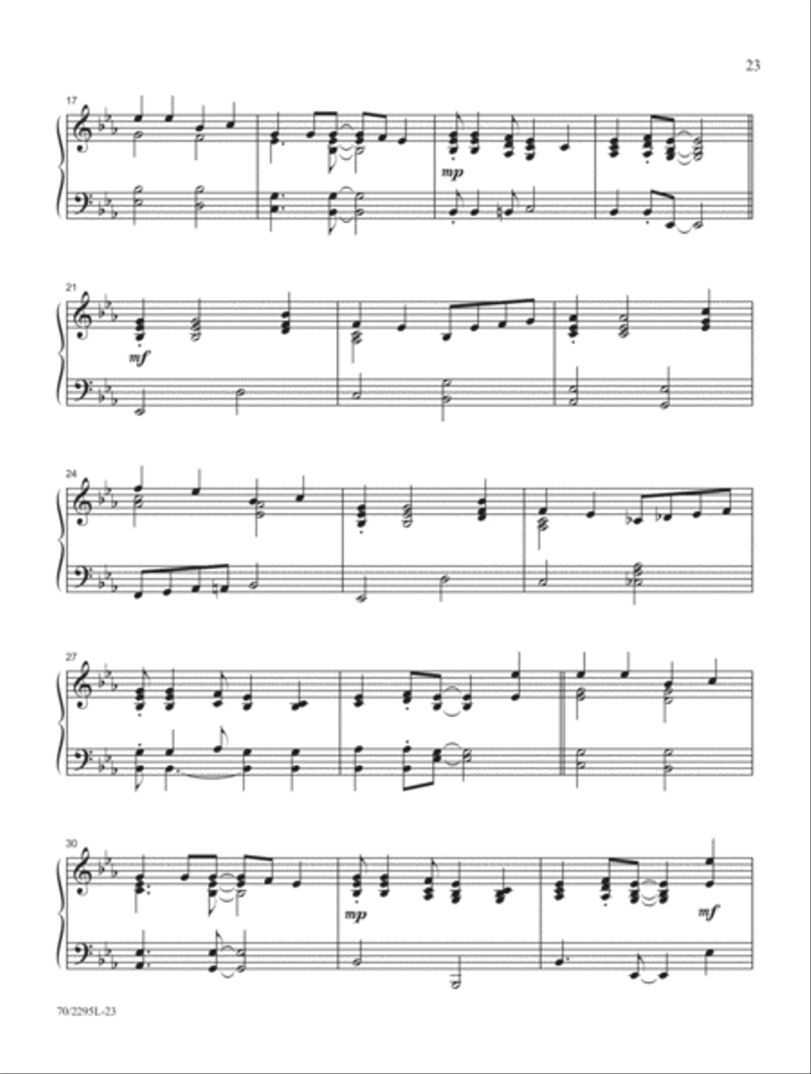 Mark Hayes: Spirituals for the Intermediate Pianist Piano Solo scores gallery preview page 11