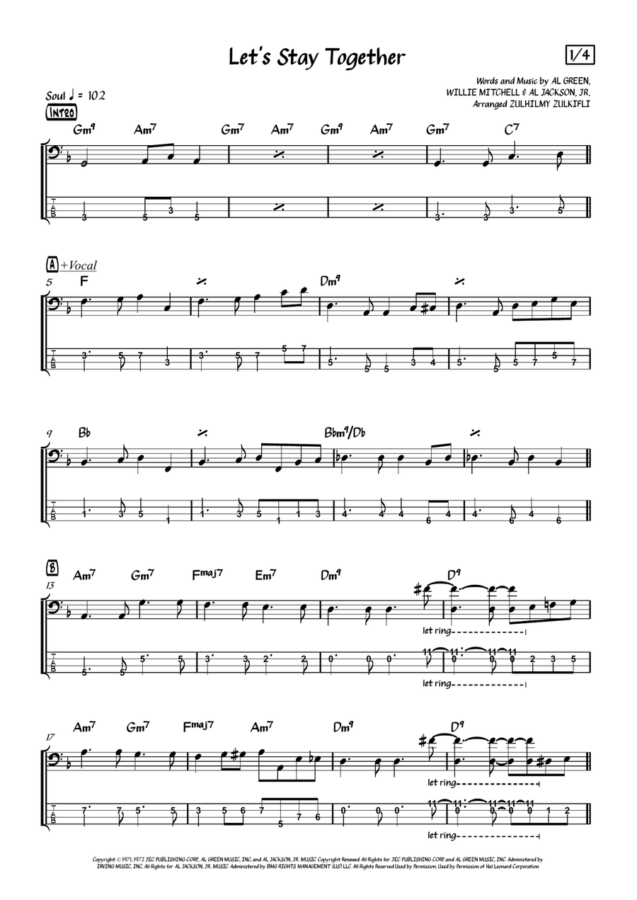 Let's Stay Together String Duet scores gallery preview page 4