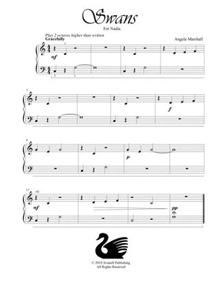 Swans (Very Easy Piano Solo)