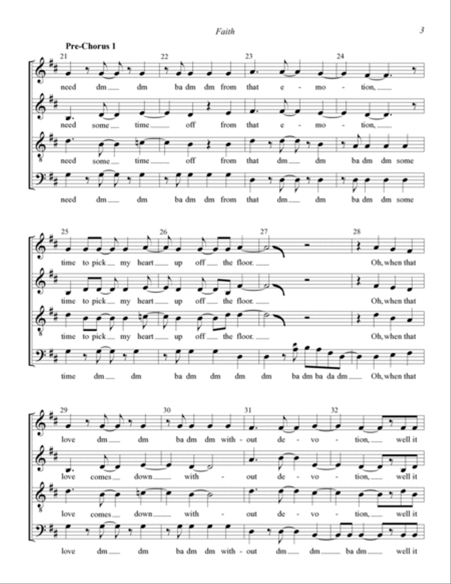 Faith (arr. Kohl Kitzmiller)