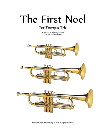 The First Noel - Trumpet Trio image number null