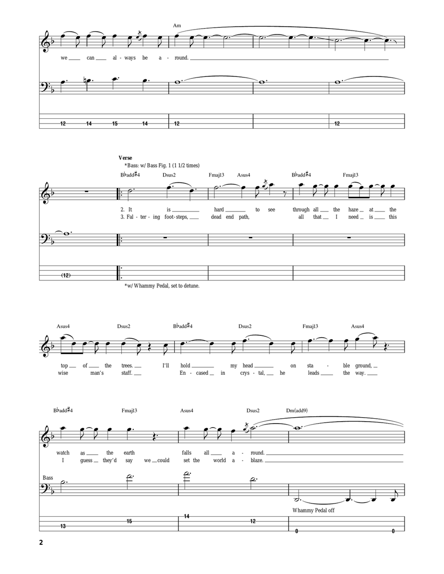 The Last Baron The Last Baron Bass Guitar Tablature scores gallery preview page 2