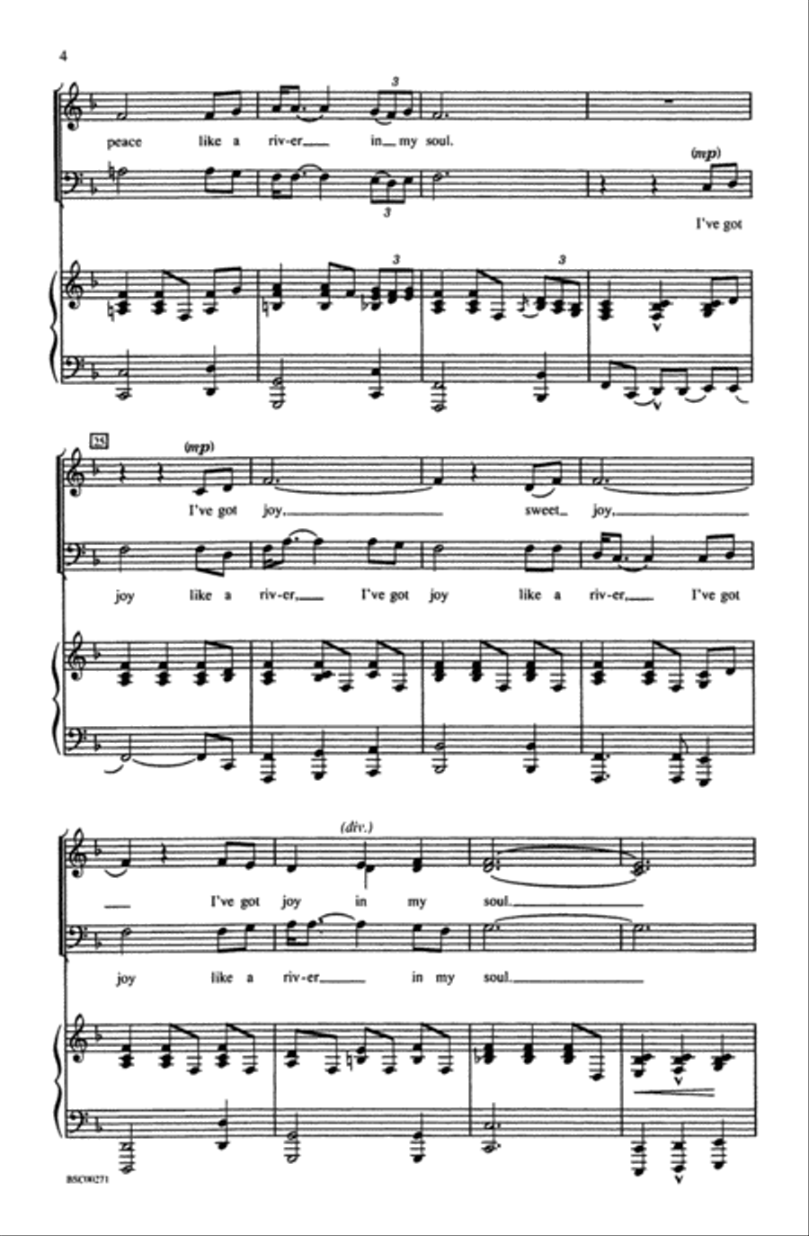 Peace Like a River Peace Like a River 3-Part scores gallery preview page 4
